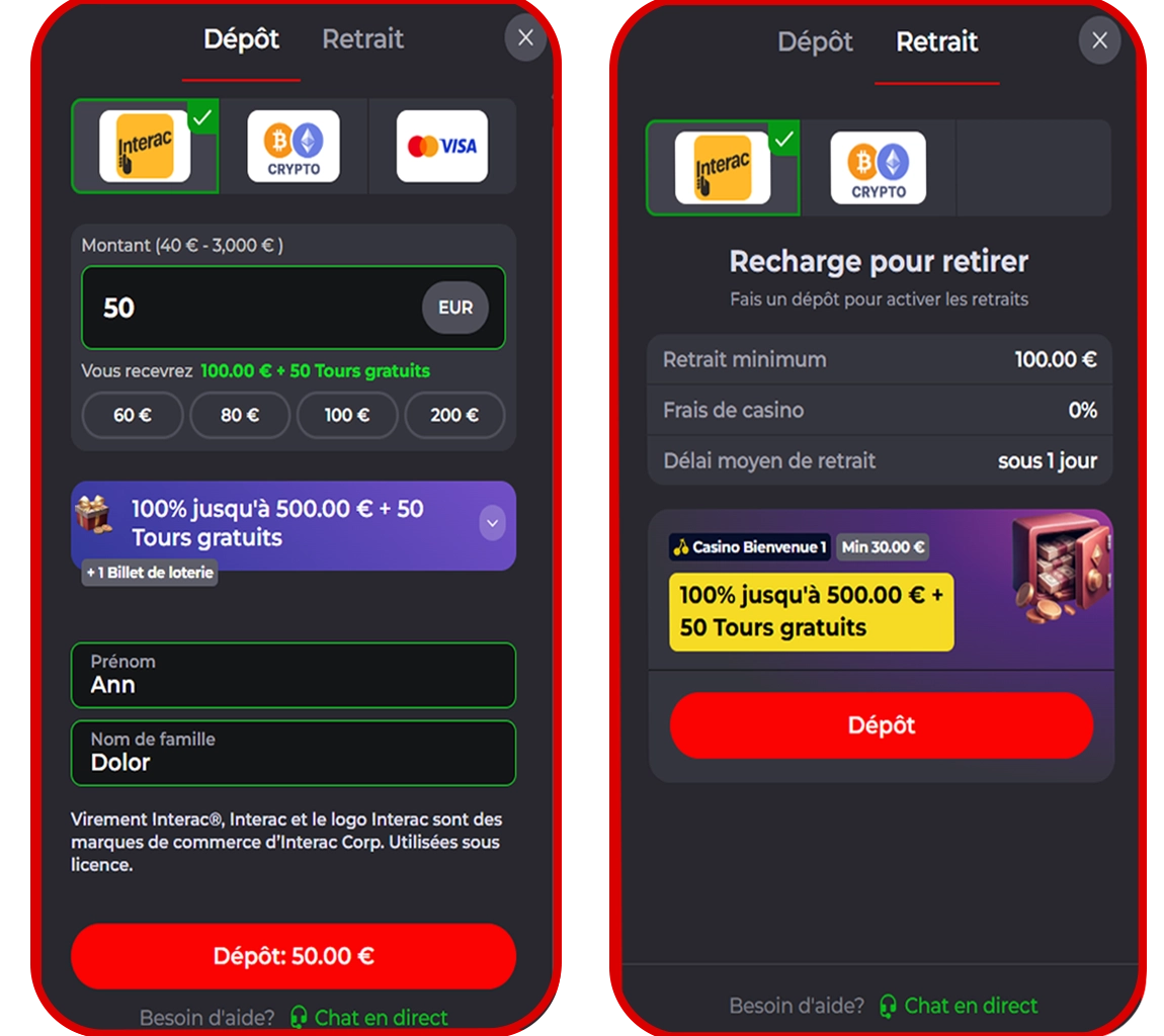 Turbowinz Tetrait et Dépôt