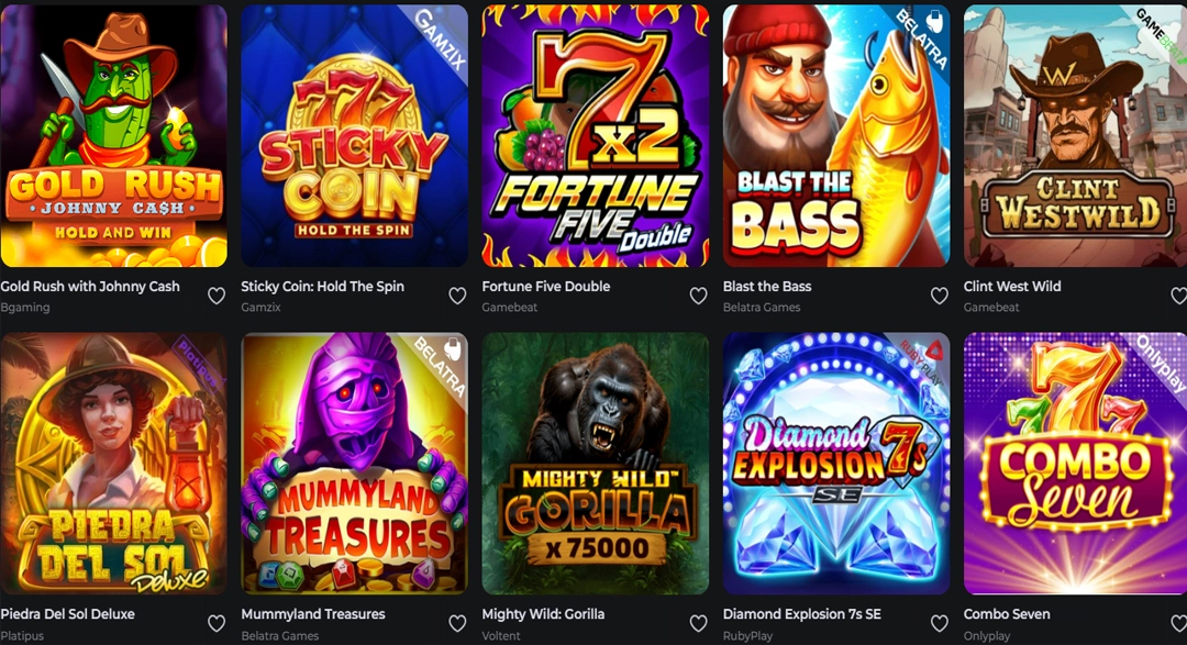 Turbo Winz Casino - Machines à sous à RTP élevé et fournisseurs